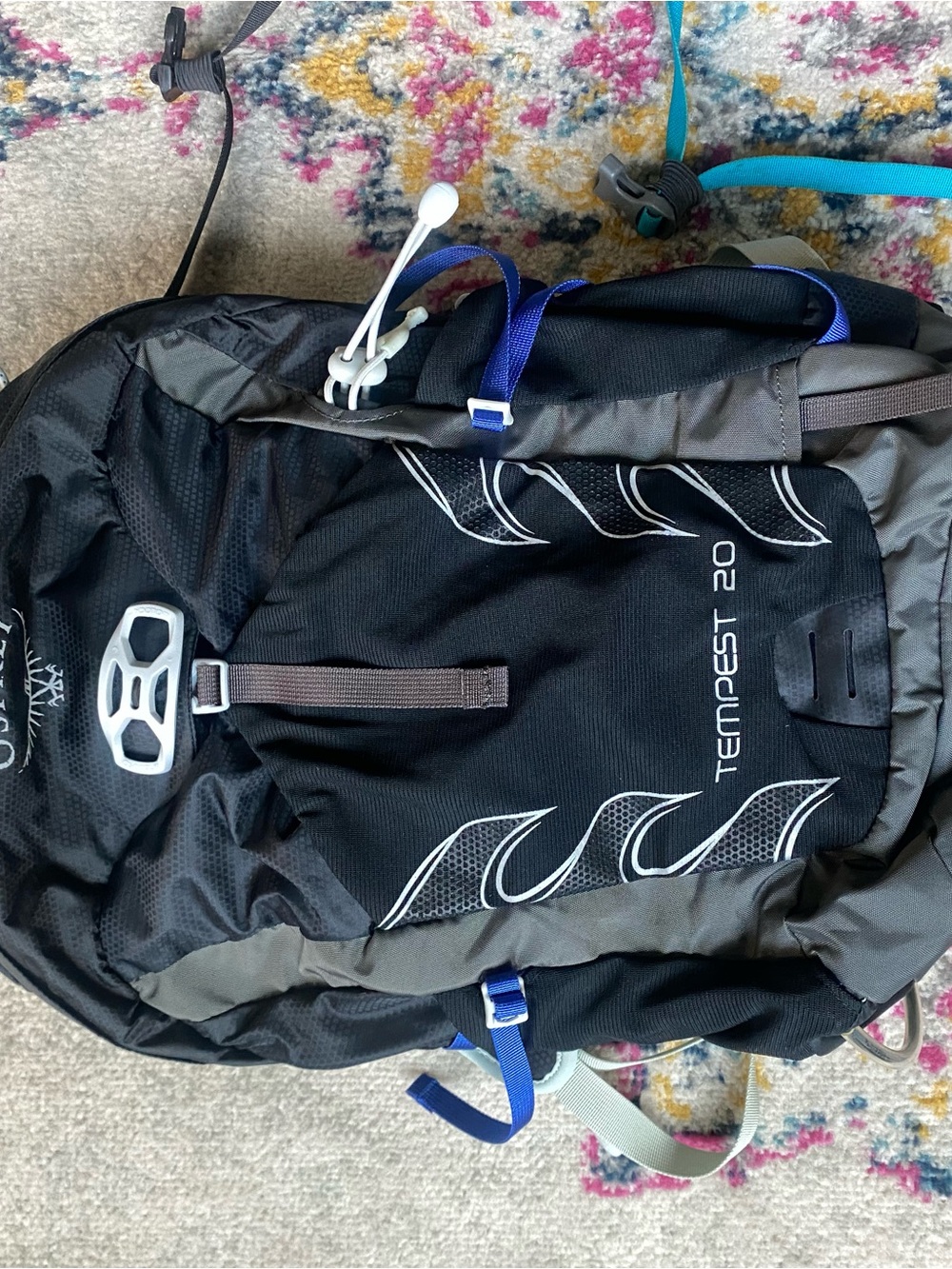 Osprey Temptest 20 Black/Gray Hydration Backpack *No water Bladder